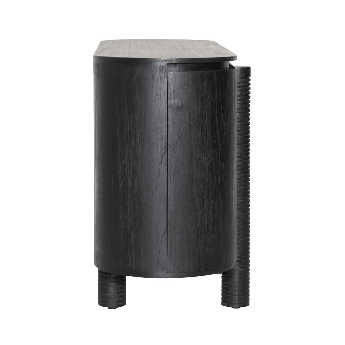 Stefan Sideboard Black, Sideboards & Buffet by Dovetail, 62.99" width x 32.5" height x 19.5" depth View 3