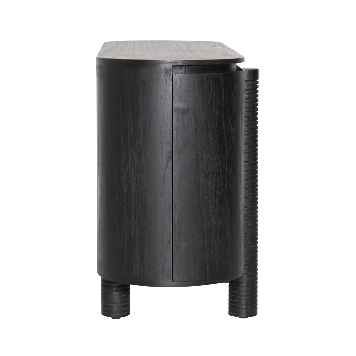 Stefan Sideboard Black, Sideboards & Buffet by Dovetail, 62.99" width x 32.5" height x 19.5" depth View 3