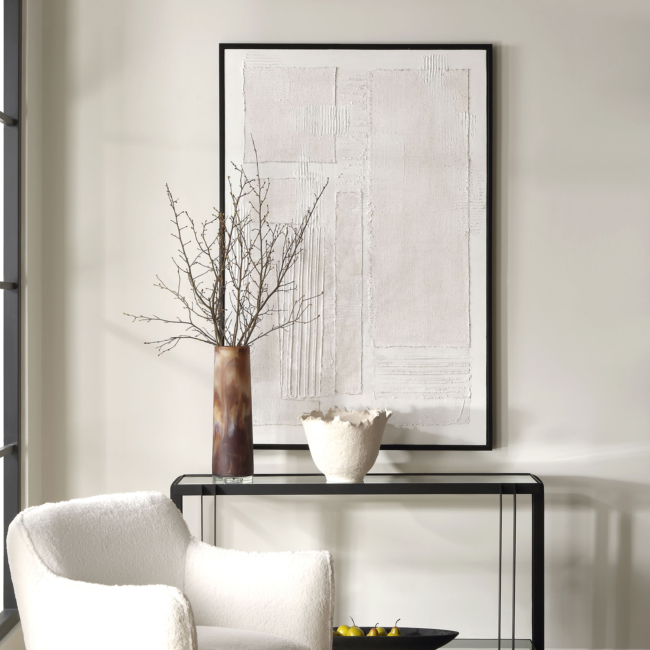 Clean Slate Hand Painted Canvas, Painting by Uttermost, 41.7" width x 61.7" height x 1.5" depth View 2