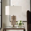 Turning Point Travertine Table Lamp, by Uttermost, 17" width x 26" height x 10" depth thumbnail 4