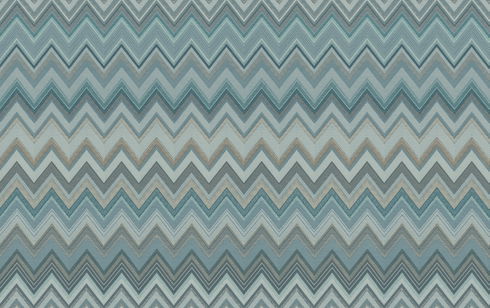 Happy Zigzag Blue Wallpaper