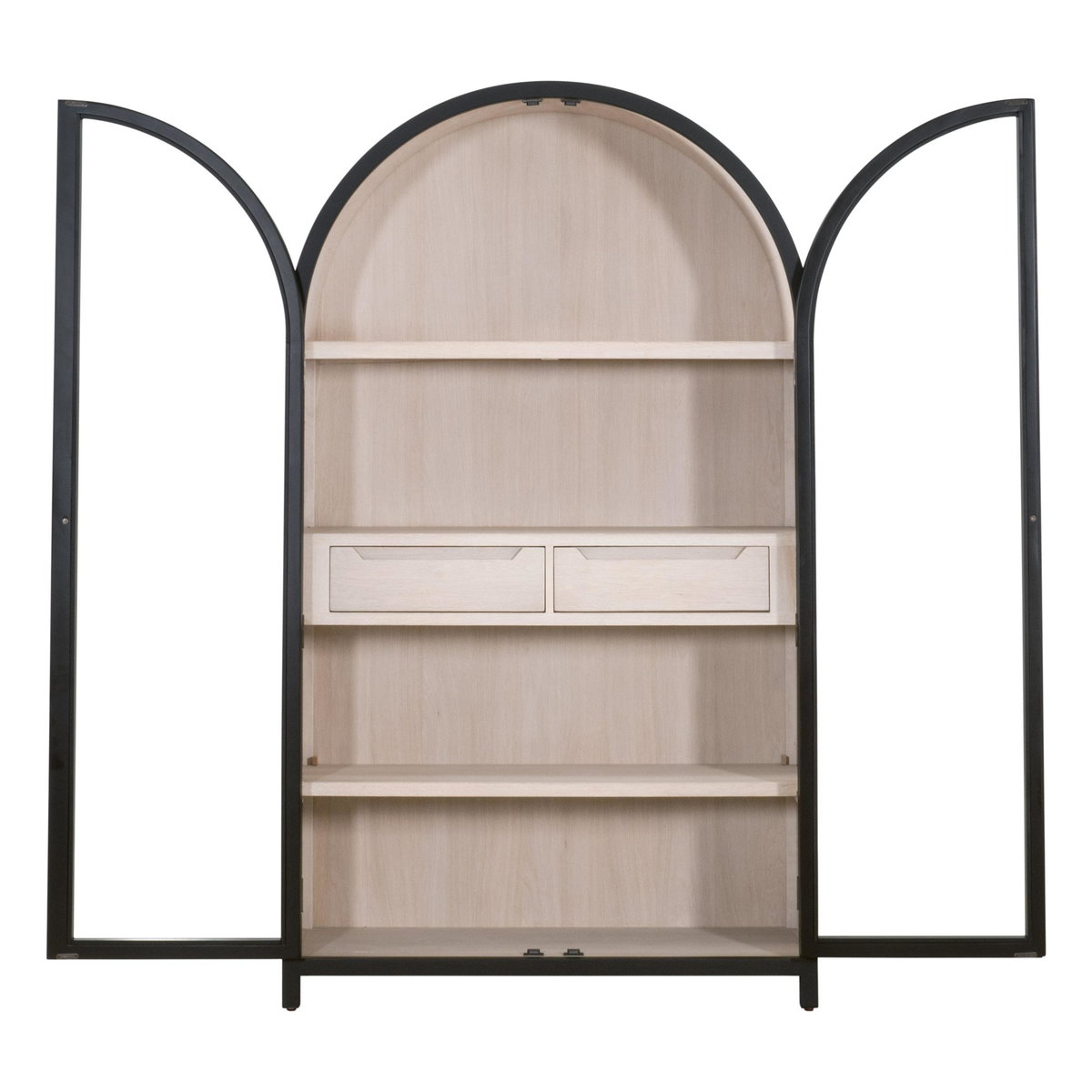 Toulouse Display Cabinet, Shelving & Bookcase by Essentials for Living, 47.5" width x 83" height x 17.75" depth View 4