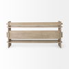 Aida Light Gray Wood Console Table, by Mercana, 76" length x 16" width x 36" height thumbnail 9