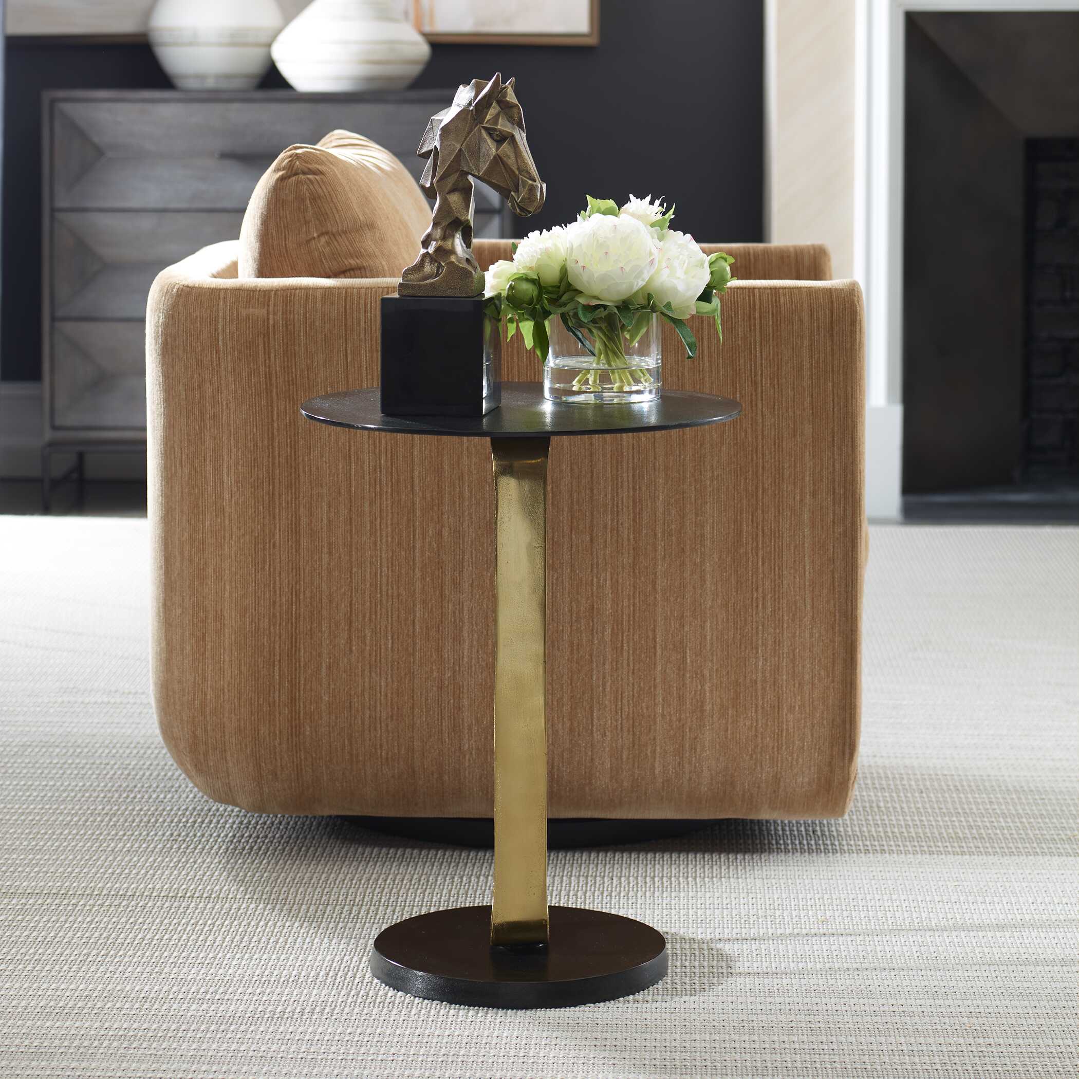 Aperture Brass Accent Table Aperture Brass Accent Table large image
