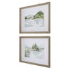 Serene Lake Framed Prints, Set/2 thumbnail 4