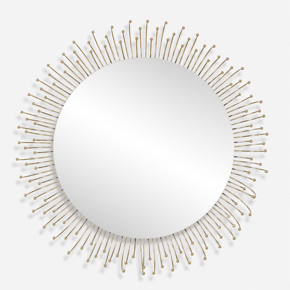 AGA ROUND MIRROR, by Uttermost, 31" width x 31" height x 5.5" depth View 1