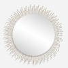 AGA ROUND MIRROR, by Uttermost, 31" width x 31" height x 5.5" depth thumbnail 1