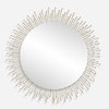 AGA ROUND MIRROR, by Uttermost, 31" width x 31" height x 5.5" depth thumbnail 1