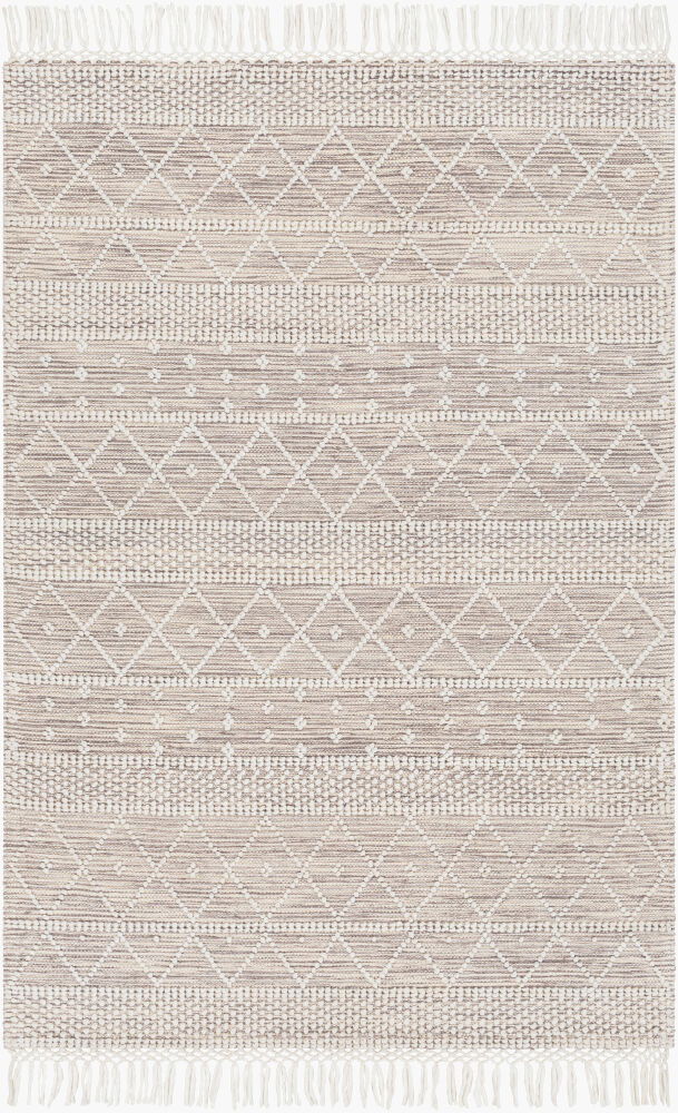 Fleur Handmade Rug, by Surya, 1'6" length x 1'6" width