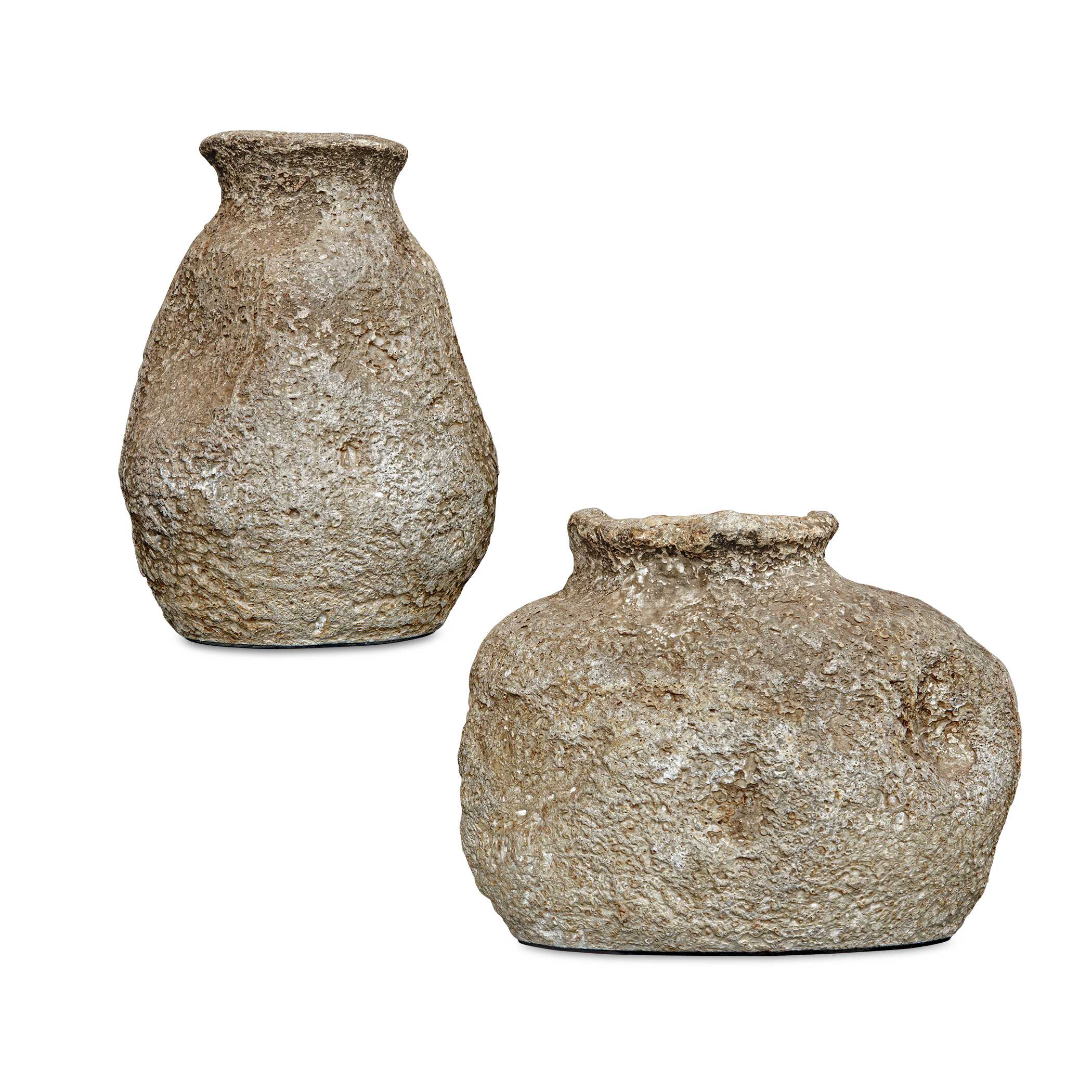 Ancient Echos Vases Set/2, Decorative by Uttermost, 8" width x 11.5" height x 8" depth View 1