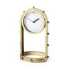 Marian  Gold Studded Table Clock, by Mercana, 7.48" length x 5.71" width x 12.99" height thumbnail 1