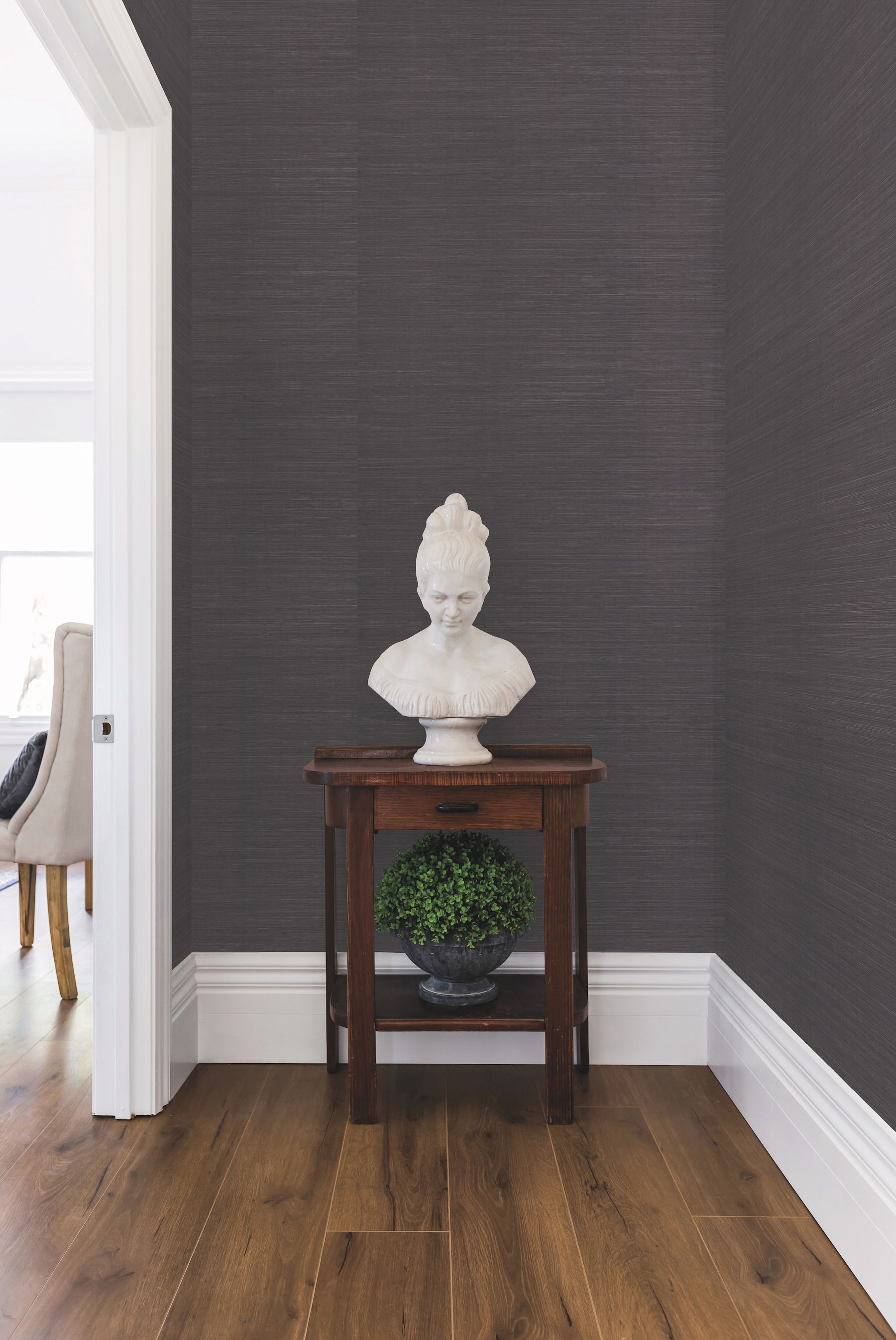 Multi Grass Blue Wallpaper, by York Wall, 24' length x 3' width x 0.02" depth View 2