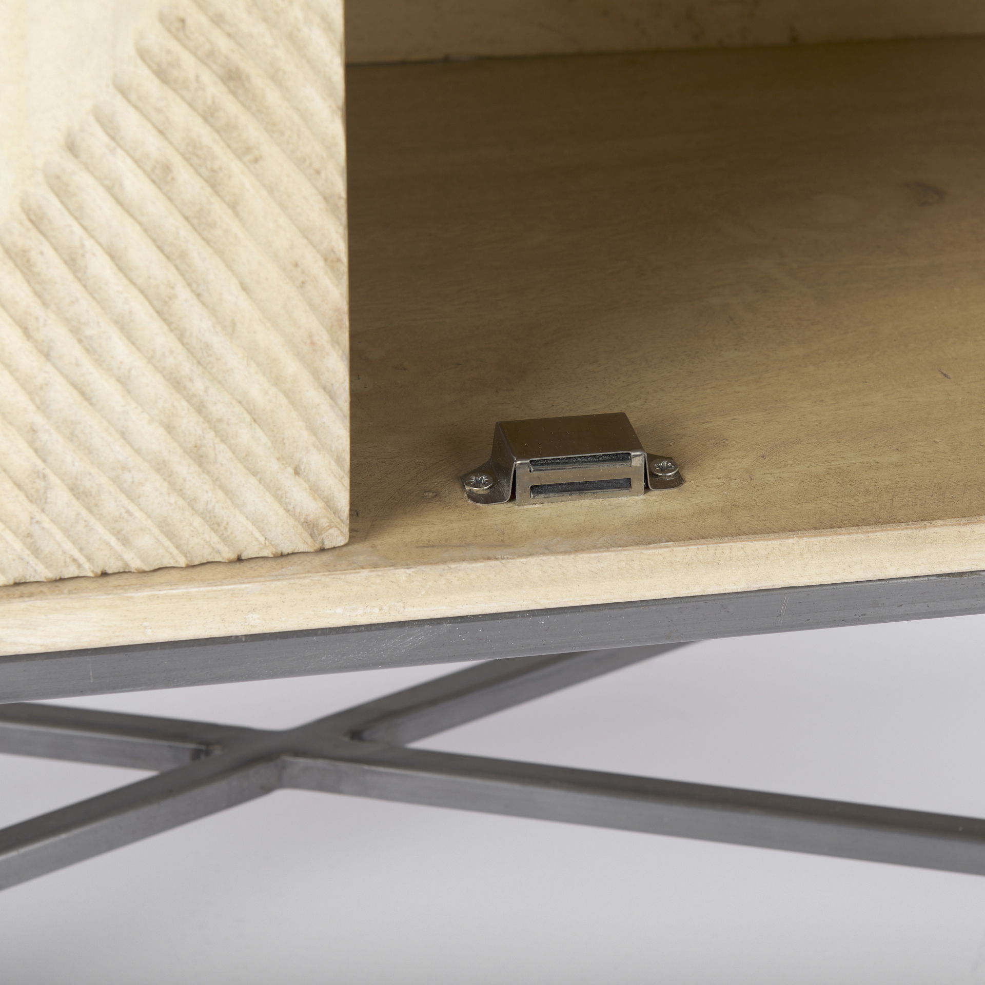 Hogarth  2 Door Blonde Wood Accent Cabinet, Cabinets & Chest by Mercana, 36" length x 16" width x 34" height View 10