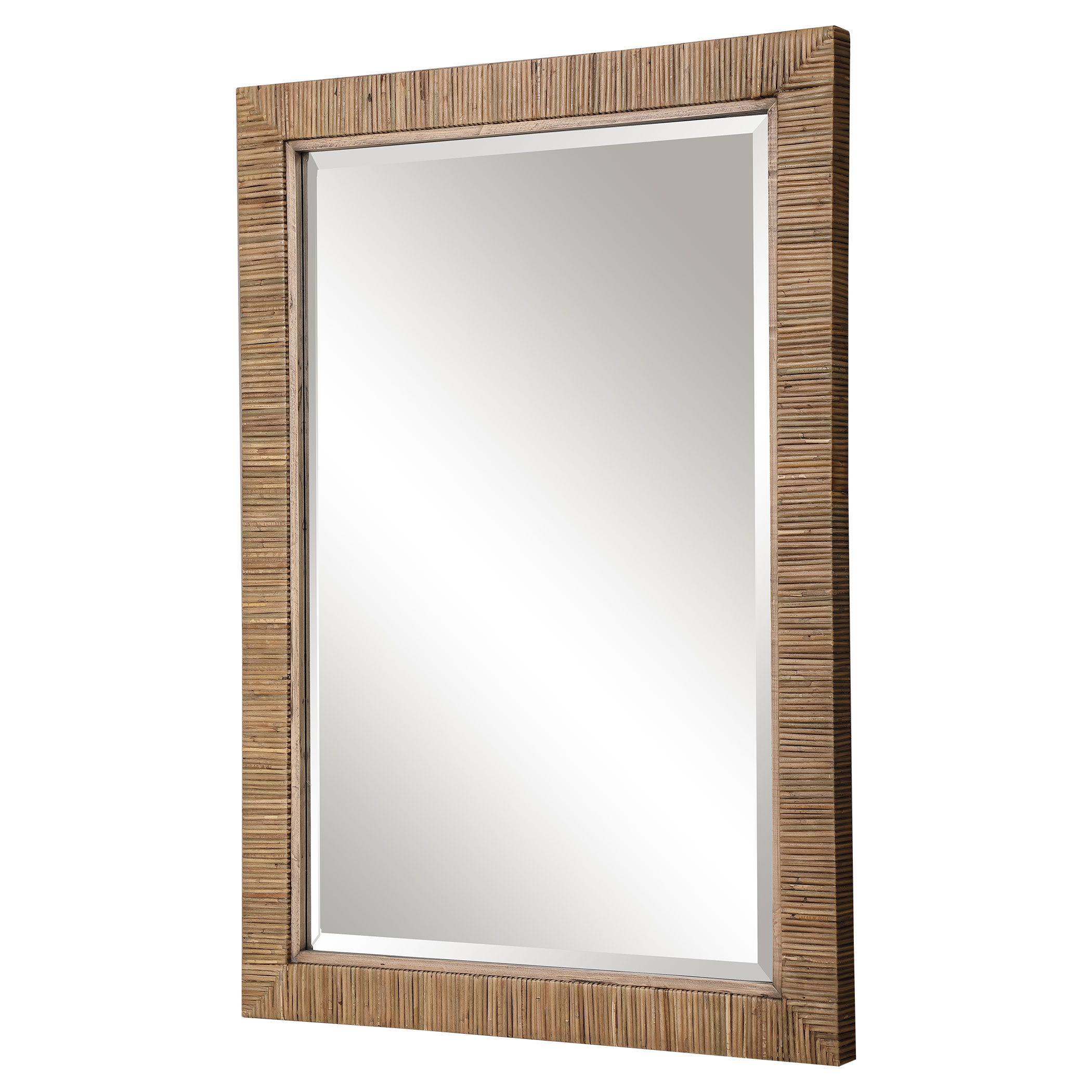 Cape Natural Rattan Mirror large image 