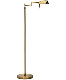 Online Designer Home Office Urick 55" Dimmable LED Pharmacy Floor Lamp, 12W LED, Full Range Dimming, 360 Degree Swing Arms, Adjustable Heights, Standing Lamp for Reading, Sewing, and Craft, ETL Listed