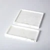 Alabaster Rectangular Plateau, Bath Accessorie by Studio A Home, 9.25" width x 0.5" height x 5" depth thumbnail 2