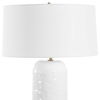 Iona White Glaze Table Lamp, by Uttermost, 20" width x 29" height x 20" depth thumbnail 6