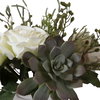 Belmonte Floral Bouquet & Vase, Artificial Plants & Flower by Uttermost, 14" width x 13" height x 12" depth thumbnail 5