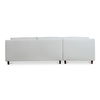 Hutton Left Sectional White, Sectional Sofa by Moe's Home, 100" width x 36.2" height x 29.8" depth thumbnail 4