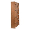 Orson Bookcase Brown, Shelving & Bookcase by Moe's Home, 43.31" width x 68.9" height x 11.81" depth thumbnail 3
