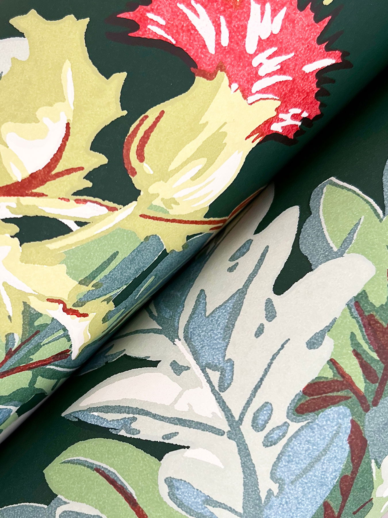 Briarwood Green Wallpaper large image 