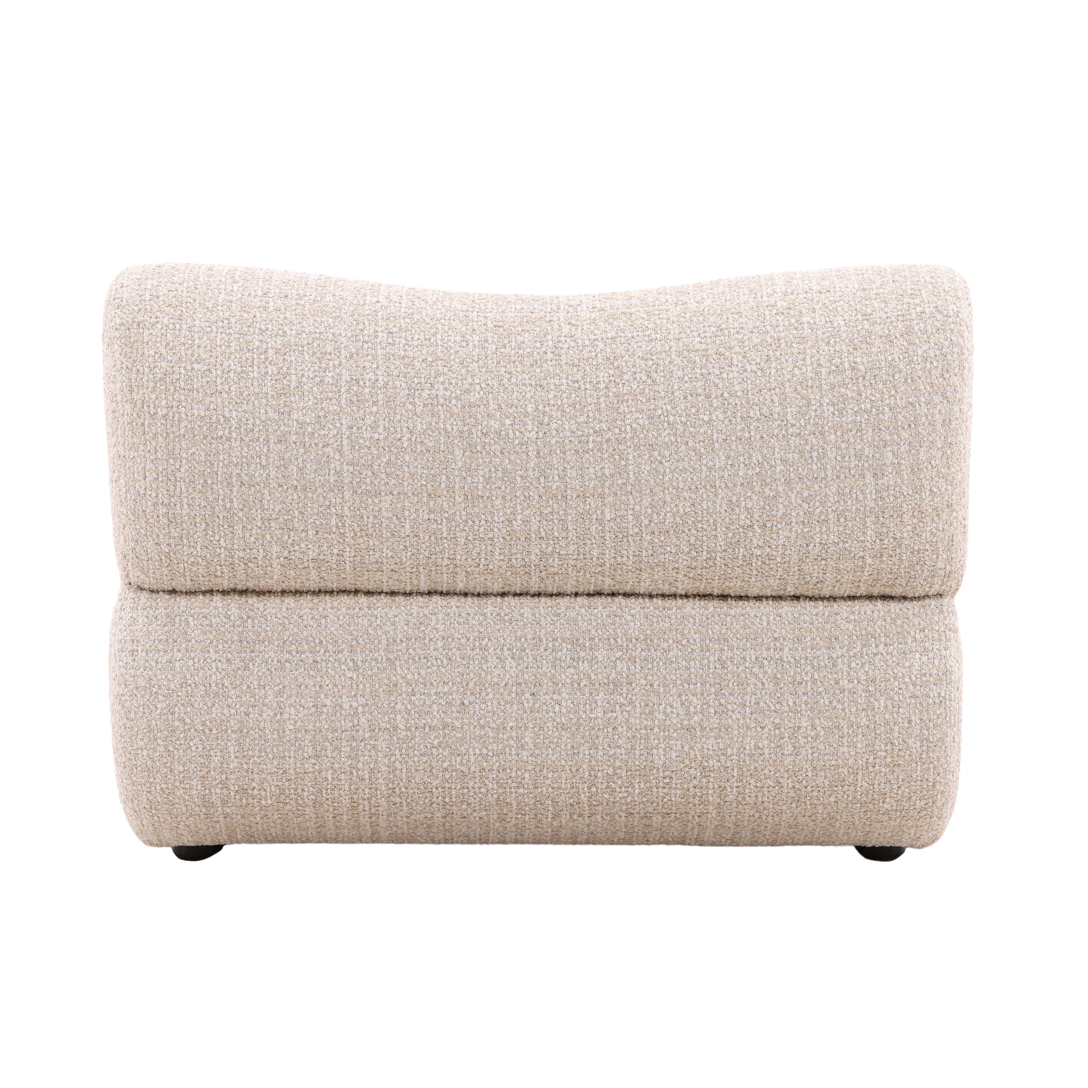 Oasis Occasional Chair Sand, Accent Chair by Dovetail, 38" width x 27.5" height x 40.25" depth View 4