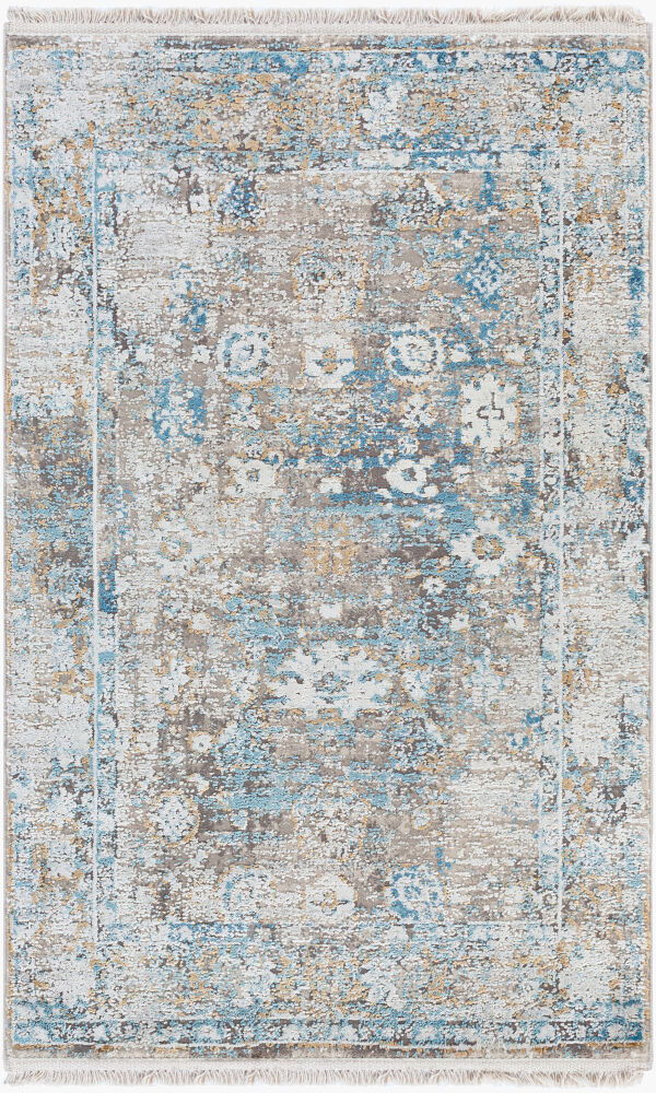 Solar Machine Woven Rug, by Surya, 2'11.43" length x 1'11.23" width