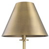 Pilot Brass Buffet Lamp, Floor Lamp by Uttermost, 10" width x 36.5" height x 10" depth thumbnail 6