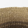 Vance  Light Brown Palm Leaf and Seagrass Round Basket with Handles thumbnail 4