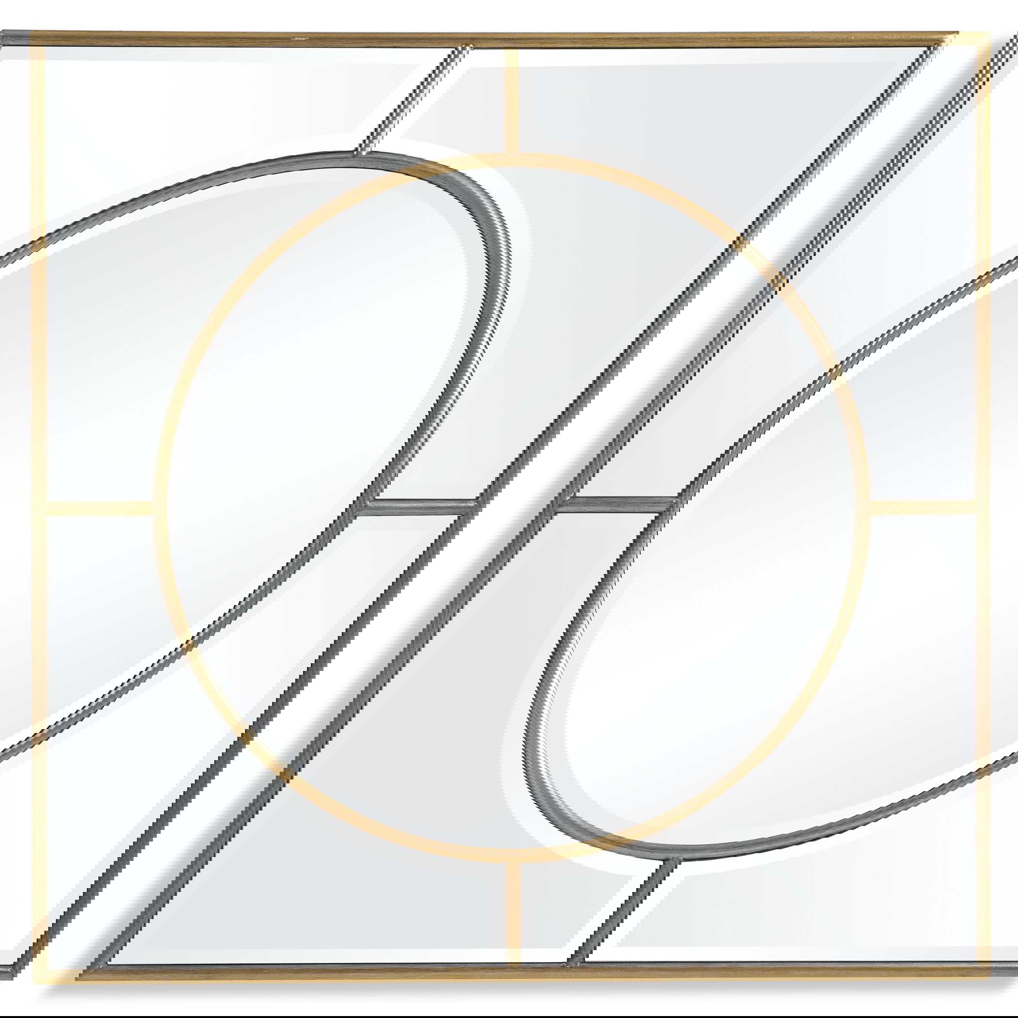 Stanford Gold Square Mirror large image 