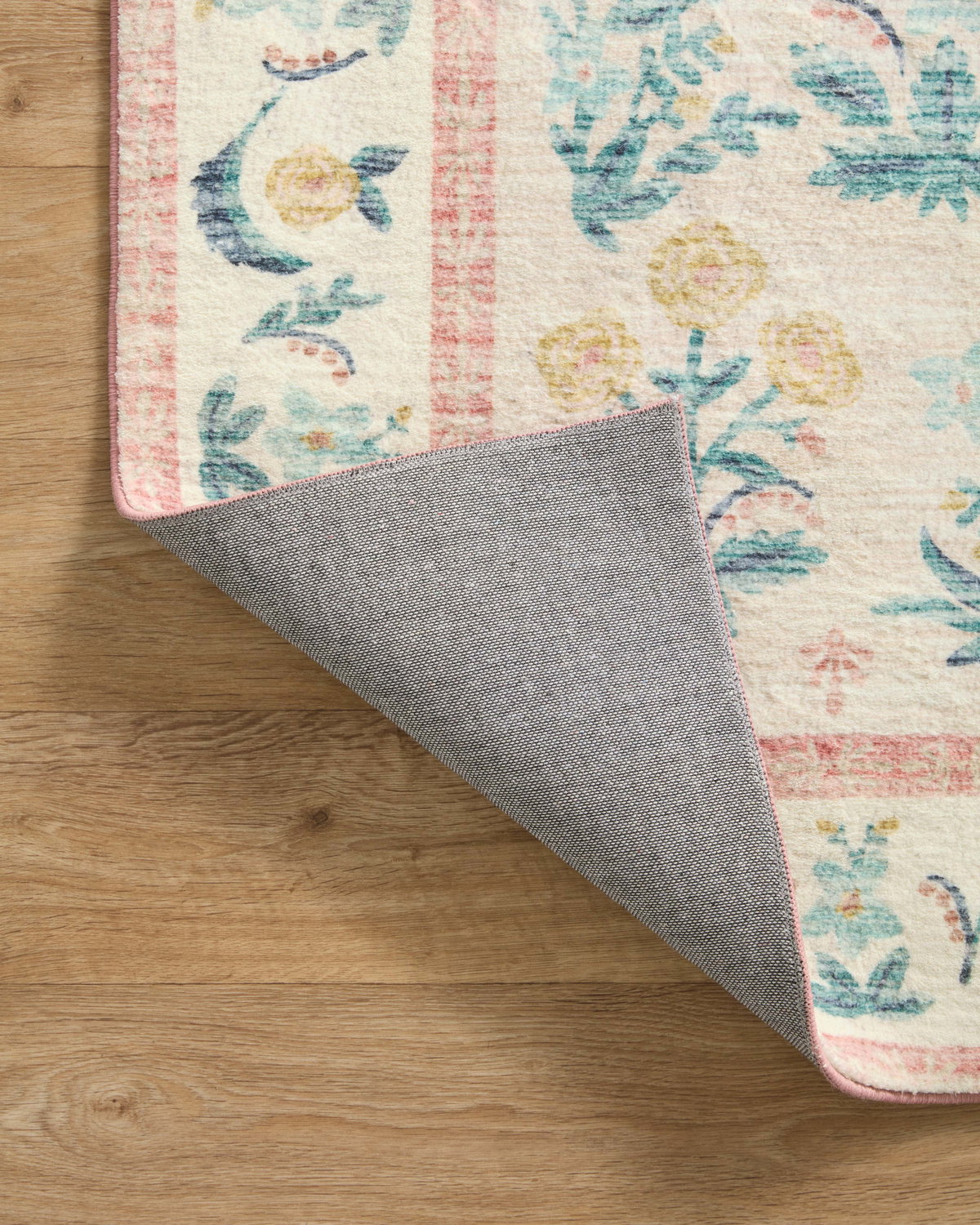 Rifle Paper Co. x Loloi Eden Rug, 1'6" length x 1'6" width View 6