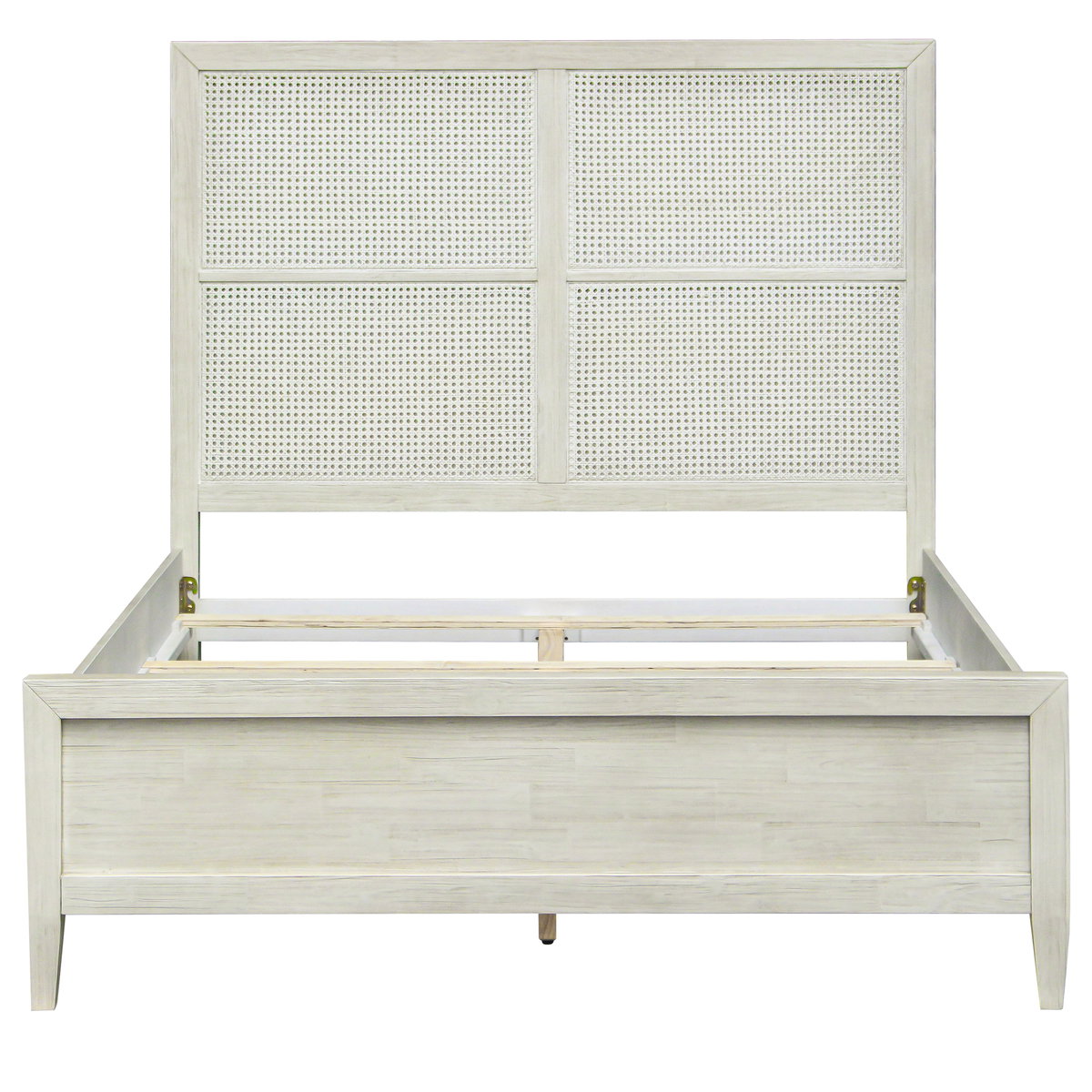 Lugano Bed Queen, by Dovetail, 63" width x 59" height x 86" depth View 2