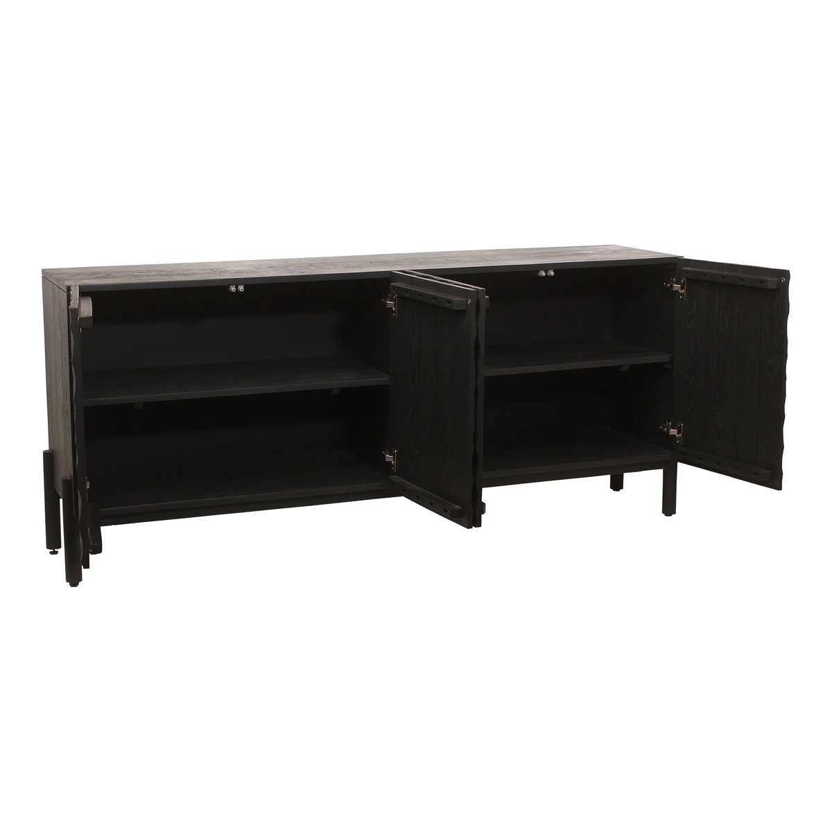 Misaki Sideboard Black, Cabinets & Sideboard by Moe's Home, 71" width x 31.5" height x 17.75" depth View 4