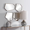 Linneah Modern Mirrors Set/4, by Uttermost, 12.12" width x 20.12" height x 1" depth thumbnail 8