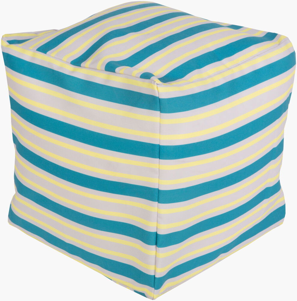 Rain Pouf, Ottoman by Surya, 18" width x 18" height