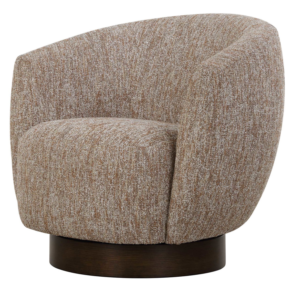 Dunes Fabric Swivel Chair, Accent Chair by Uttermost, 33" width x 32" height x 30" depth View 5