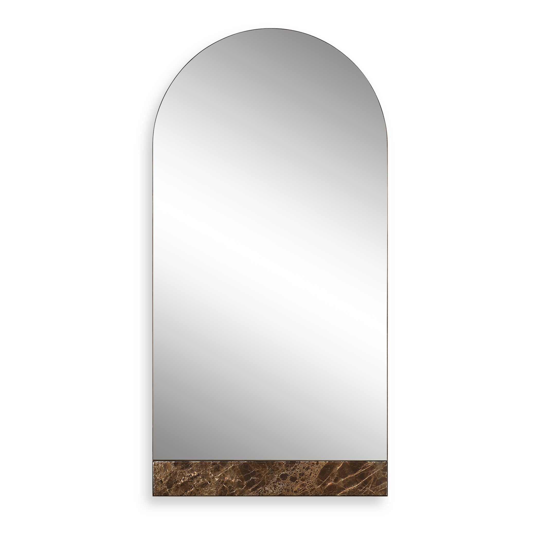 Hanover Marble Arch Mirror, by Uttermost, 39.37" width x 78.75" height x 2" depth View 1