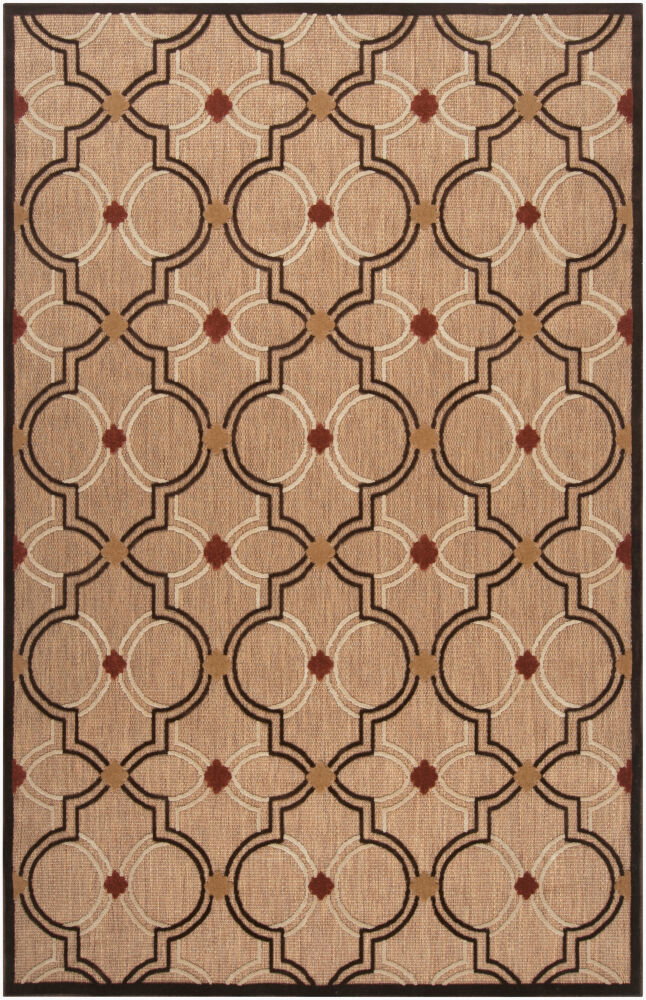 Portera Machine Woven Rug, by Surya, 5'8.11" length x 3'8.88" width