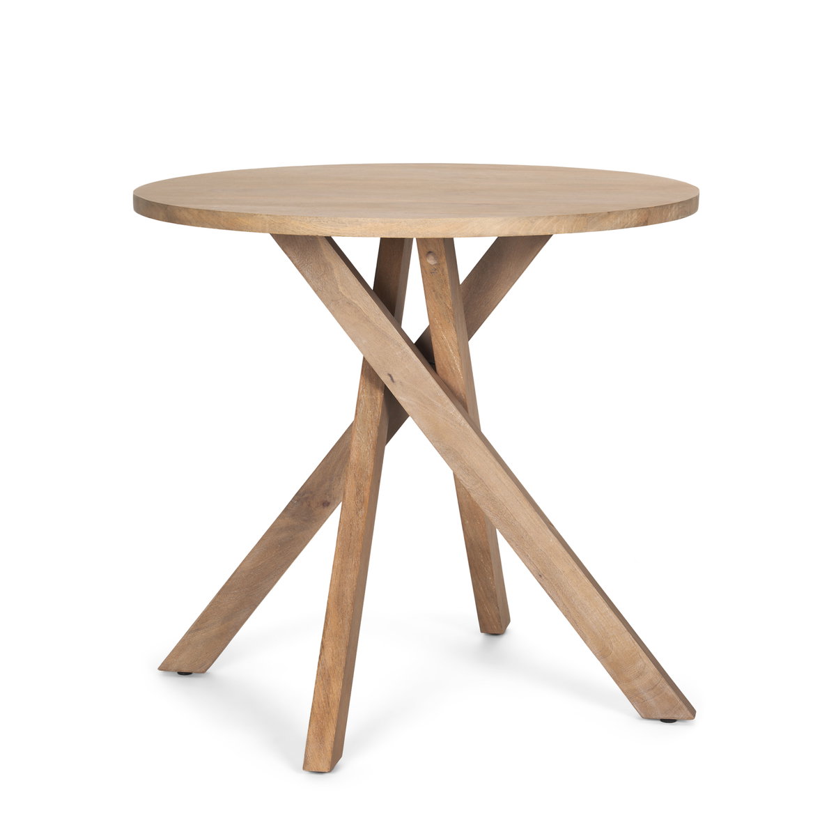 Solana Light Brown Wood Foyer Table, Side & End Table by Mercana, 32" length x 32" width x 30" height View 1
