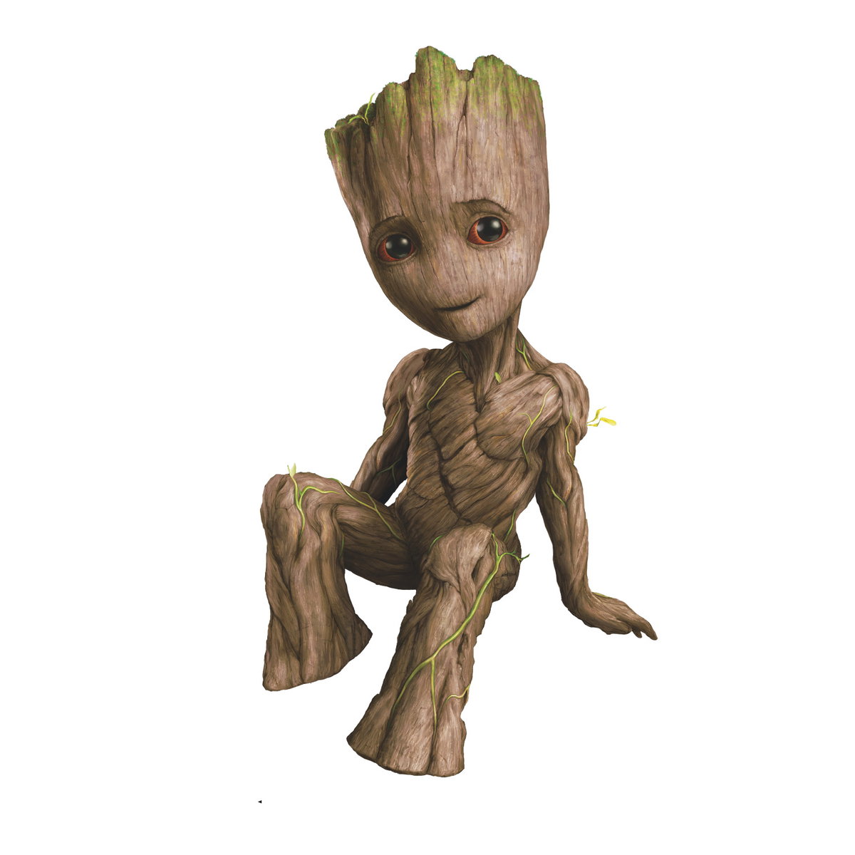 Groot Peel & Stick Giant Wall Decals, by York Wall, 3' length x 1'5.25" width x 0.02" depth