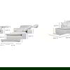 Terra Condo Corner Chair Cream White thumbnail 10
