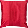 Solid Pleated Accent Pillow, Decorative Pillow by Surya, 22" length x 22" width thumbnail