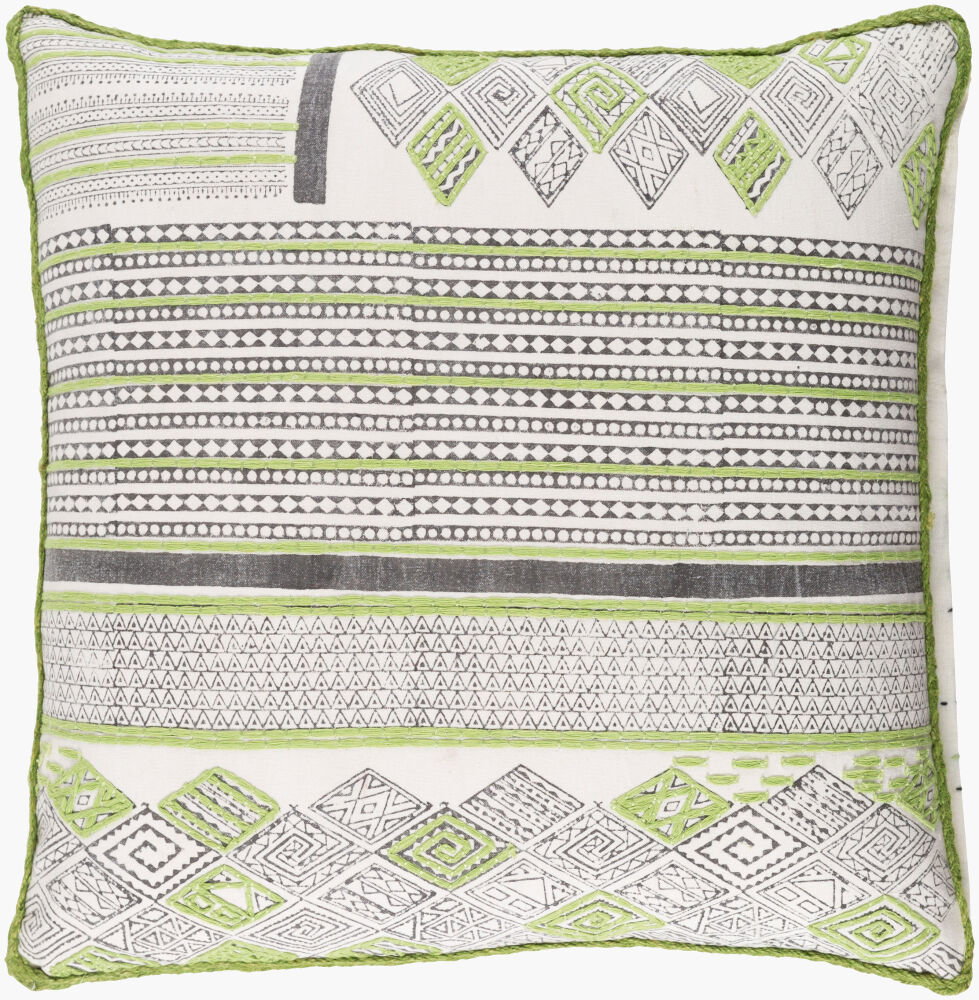 Aba Accent Pillow, Decorative Pillow by Surya, 22" length x 22" width