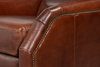 Ashford Leather Recliner, by Sarreid, 3'2" length x 2'6" width x 3'4" height thumbnail 6