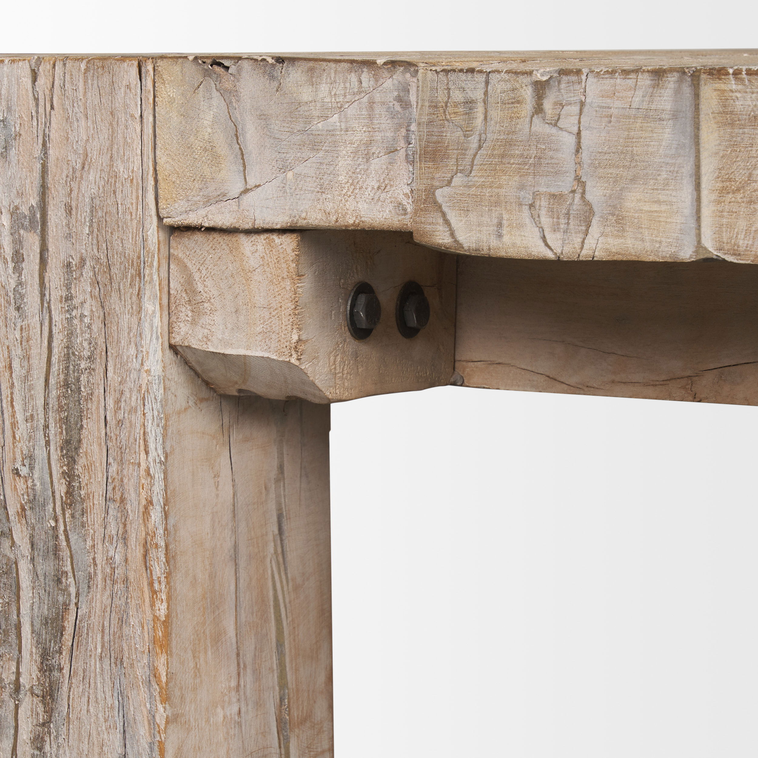 McArthur Rectangular Reclaimed Wood with White Wash Coffee Table large image 