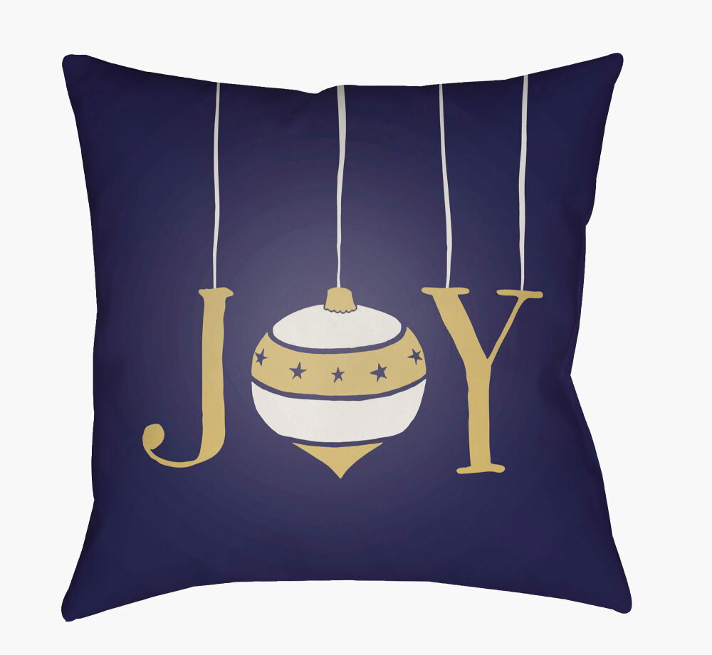 Joy Accent Pillow, Decorative Pillow by Surya, 18" length x 18" width
