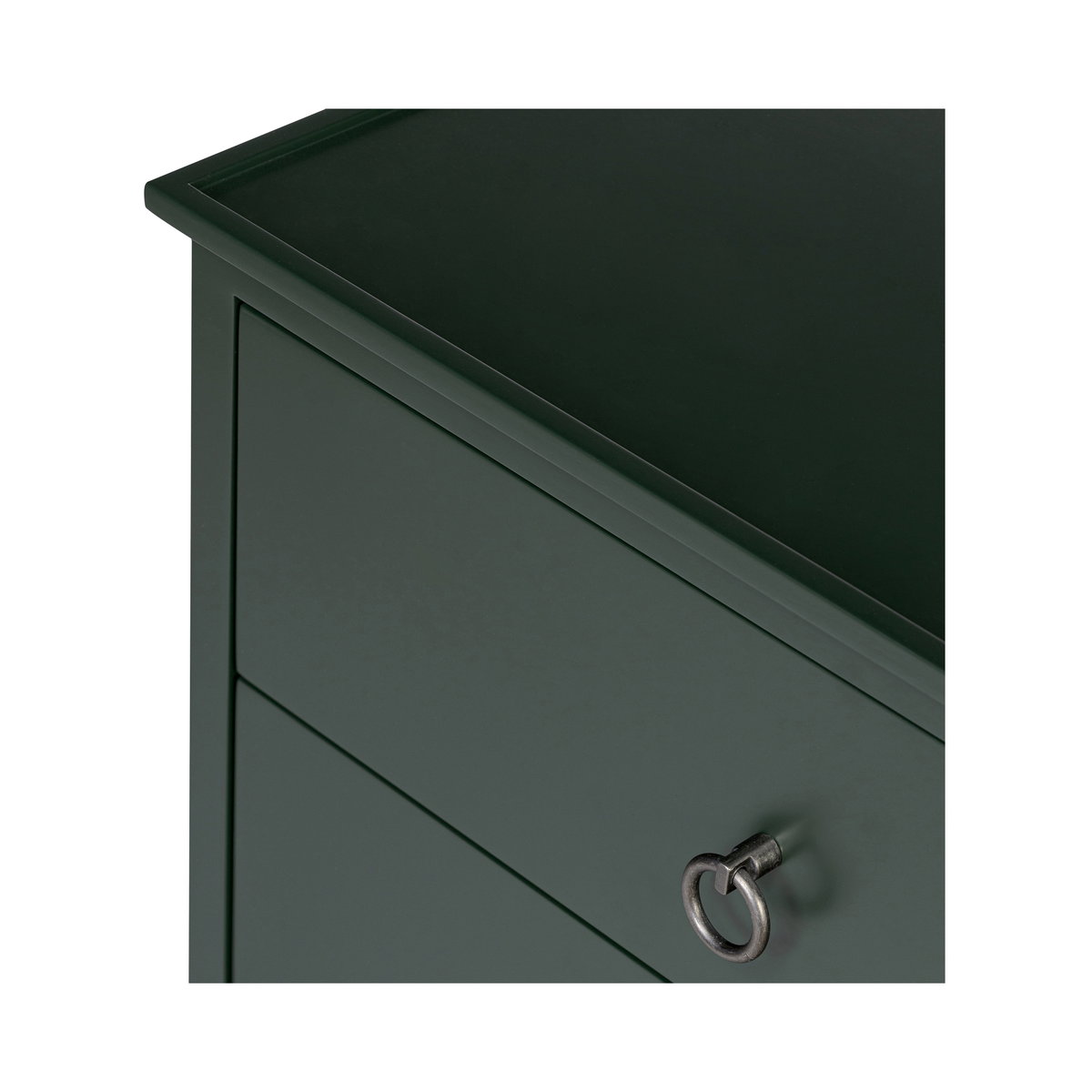 Reagan Nightstand Deep Green, by Moe's Home, 25" width x 24.25" height x 18.5" depth View 8