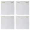 Snowdrift Sculpted White Wall Decor Set/4 thumbnail 7