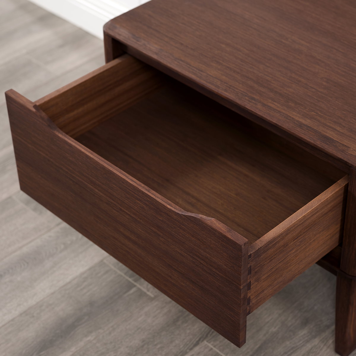 Currant Nightstand, Oiled Walnut, by Greenington, 18" length x 24" width x 17.5" height View 8