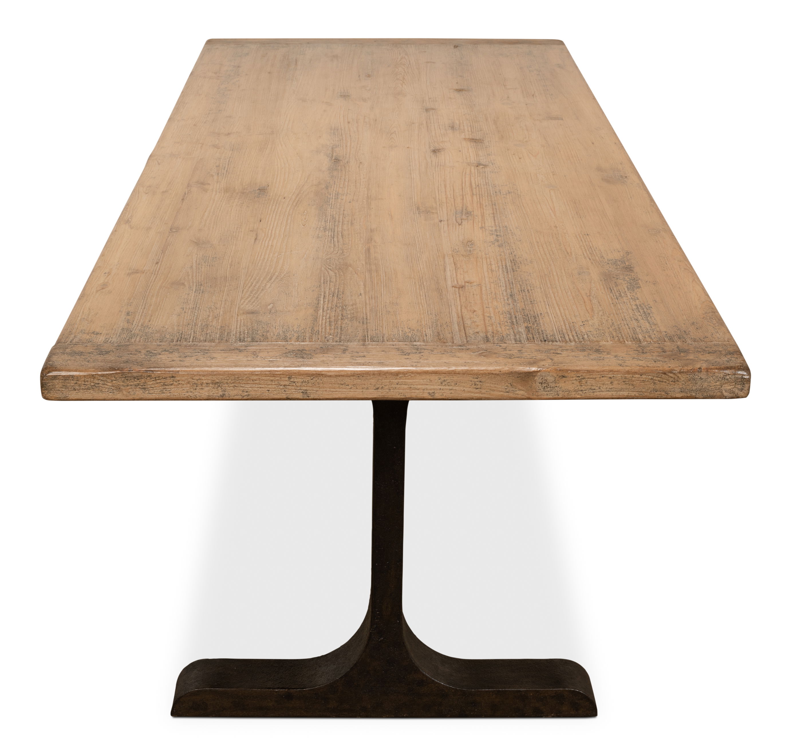 Decan Dining Table W/Iron Base large image 